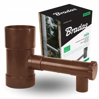 Lapač dažďovej vody Bradas 90 mm hnedý